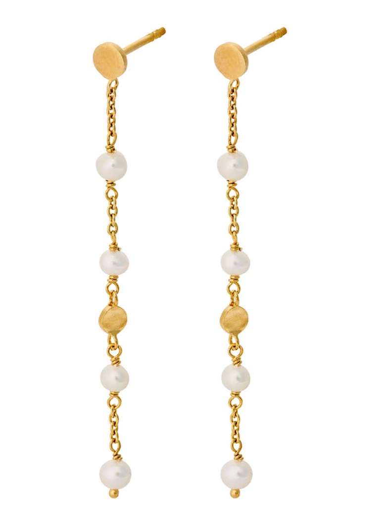 Pernille Corydon Ocean Pearl gold-plated stud earrings
