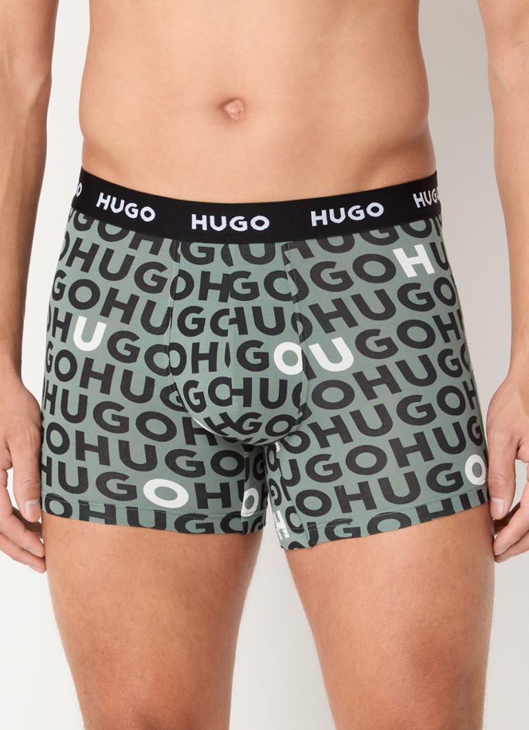 HUGO BOSS Boxer shorts with logo waistband in a 3-pack
