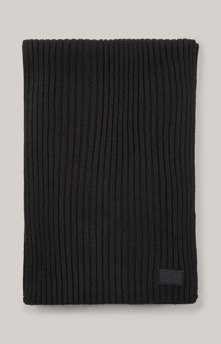 Strick-Schal Francis in Schwarz