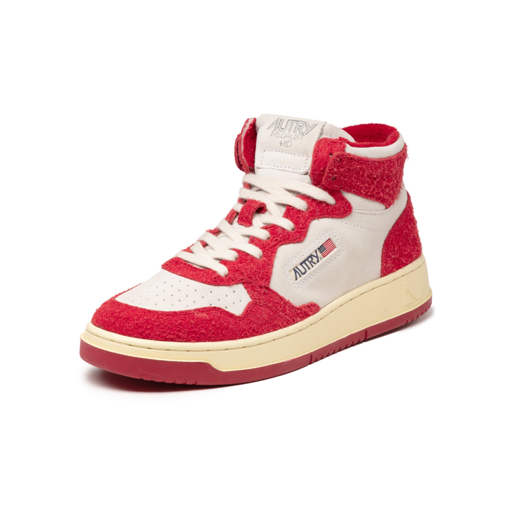 Autry Medalist Mid Suede Long AUMMSH01 / rot