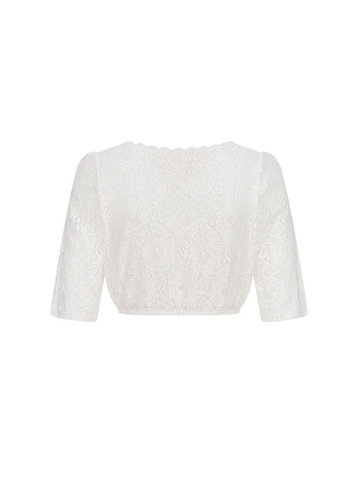 Nübler Dirndlbluse Kurzarm Josefine in Creme günstig kaufen