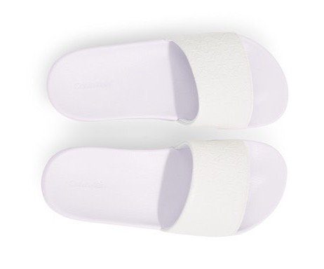 Calvin Klein POOL SLIDE - MONO Badepantolette mit vorgeformtem Fußbett