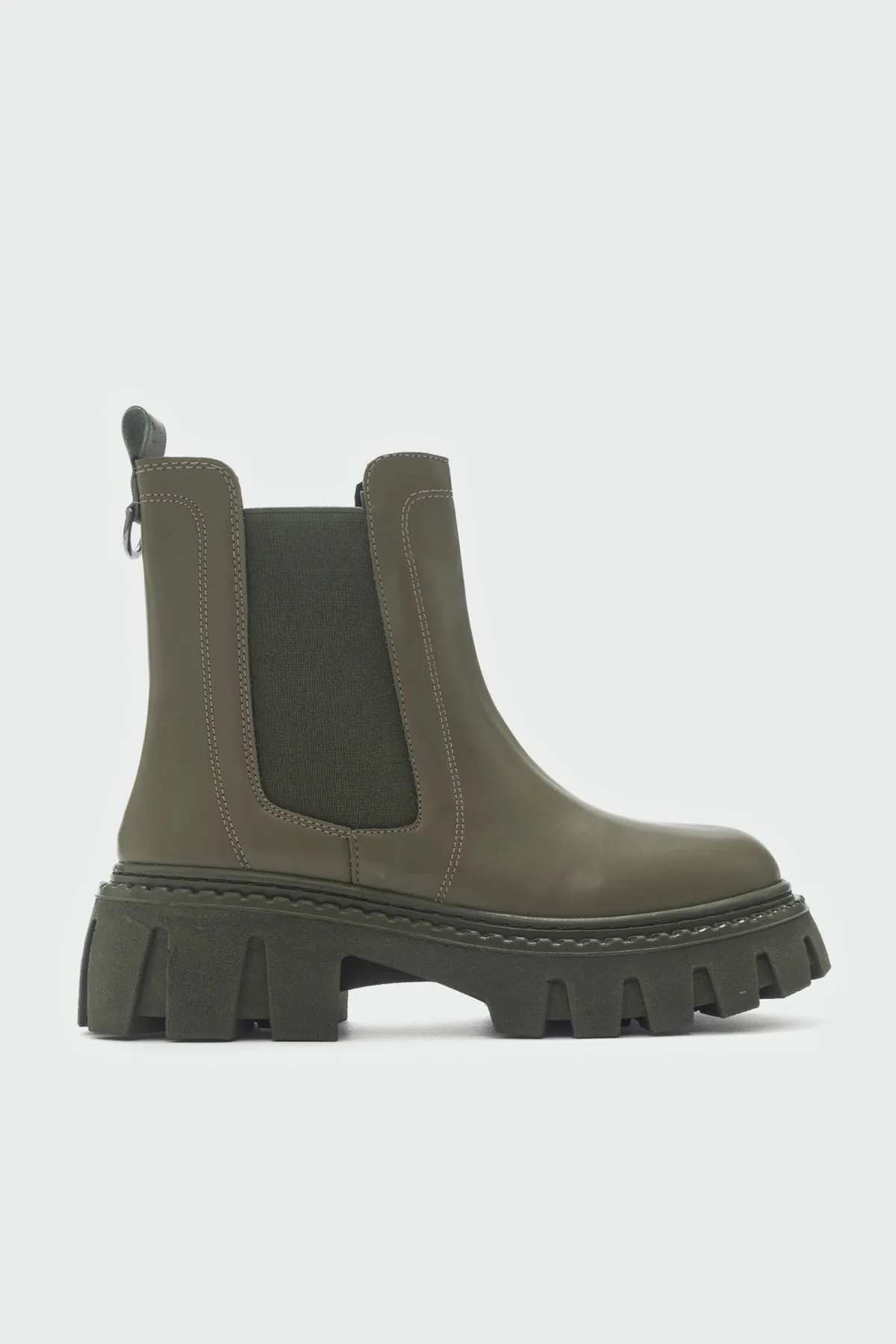 LuviShoes  Chap Grüne Damenstiefel