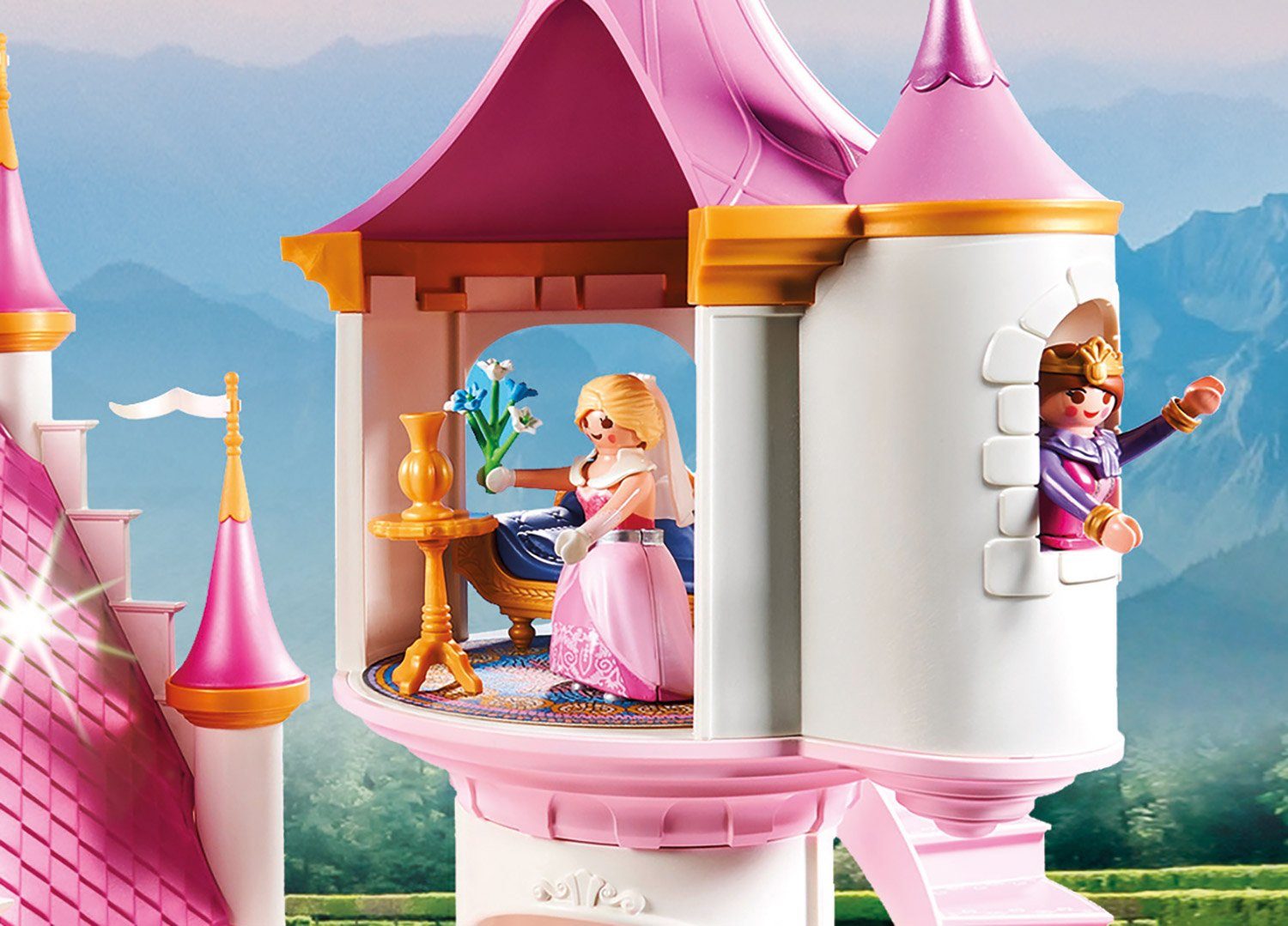 Playmobil® Konstruktions-Spielset Großes Prinzessinnenschloss (70447), Princess, (644 St), Made in Germany