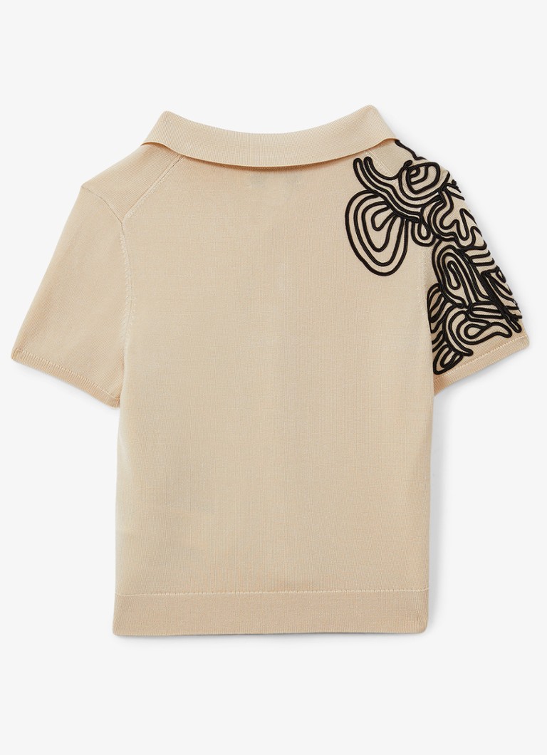 Reiss Romance -jerseypaita kirjonnalla
