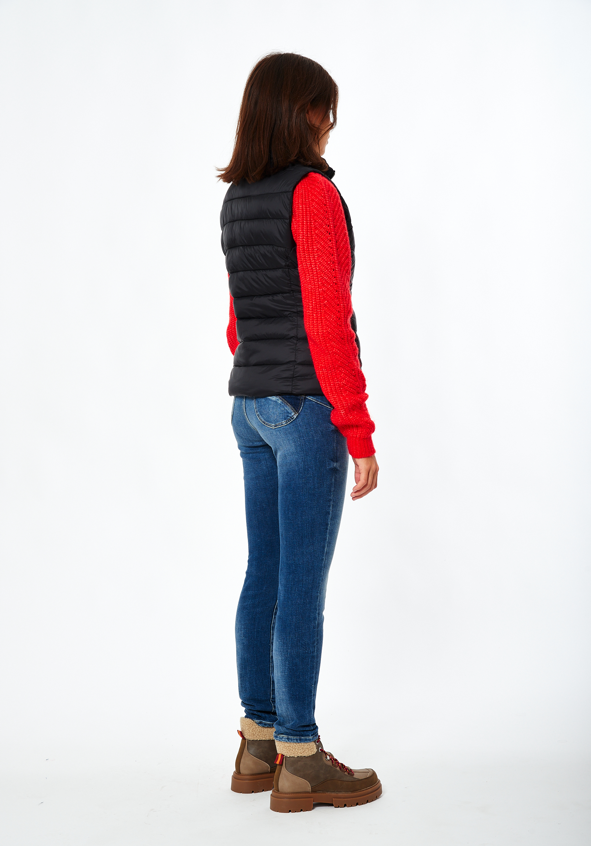 ARMA   Doudoune sans manches noires Femme
