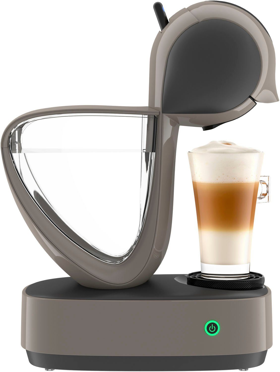 NESCAFÉ® Dolce Gusto® Kapselmaschine Krups, KP270A Infinissima Touch Automatic in Taupe, Hochdrucksystem bis 15 Bar, Touchscreen, Energiesparmodus nach 1 Min.