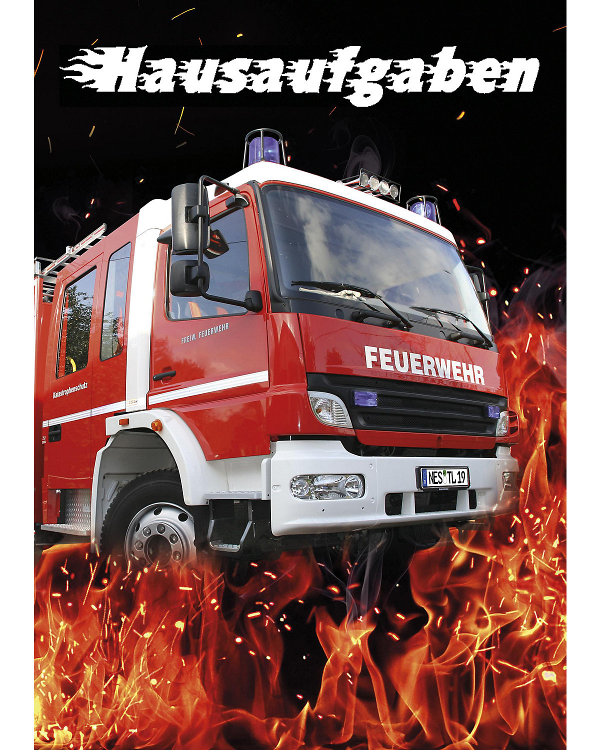 Sound Schultüten-Set Feuerwehr, 4-tlg., 70 cm