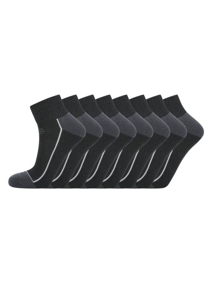 Endurance Socken im 8er Pack Avery in 1001 Black günstig kaufen
