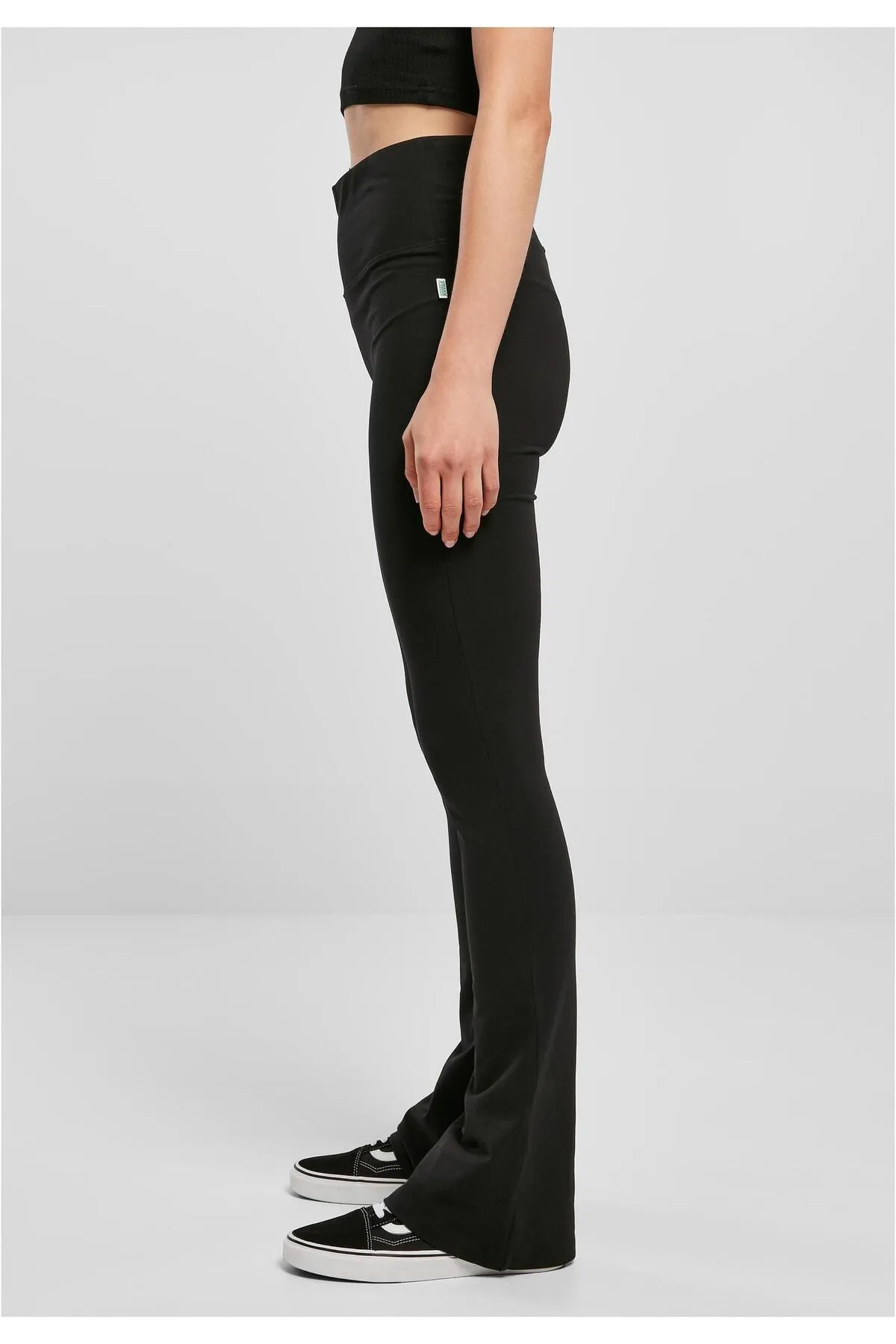 Urban Classics  Leggings - Schwarz - Mittlerer Bund
