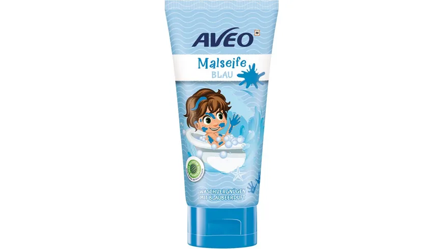 AVEO Kids Malseife Blau Blaubeerduft 75 ml