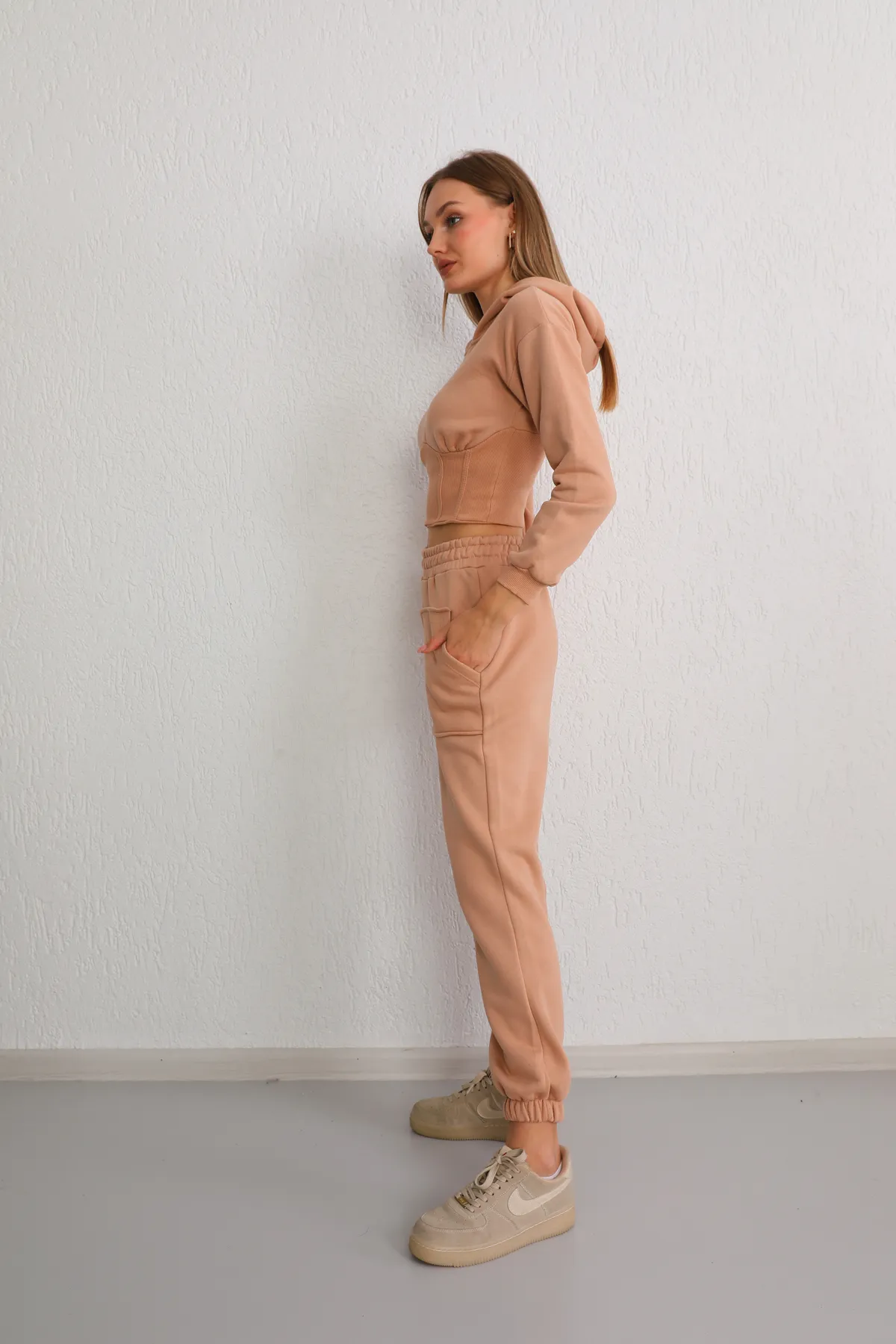 BİKELİFE  Zweiteiler - Beige - Regular Fit