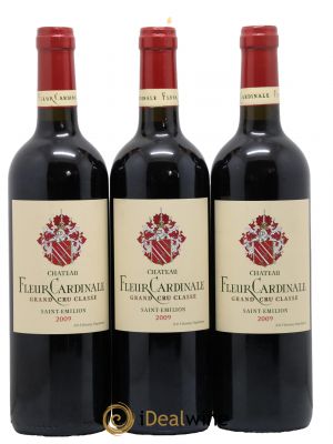Château Fleur Cardinale Grand Cru Classé  2009 - Lot de 3 Bouteilles