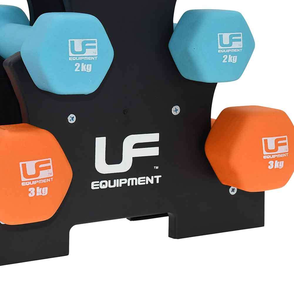Urban Fitness Hantelbaum-Set 2 x 1 kg, 2 x 2 kg und 2 x 3 kg UFW025