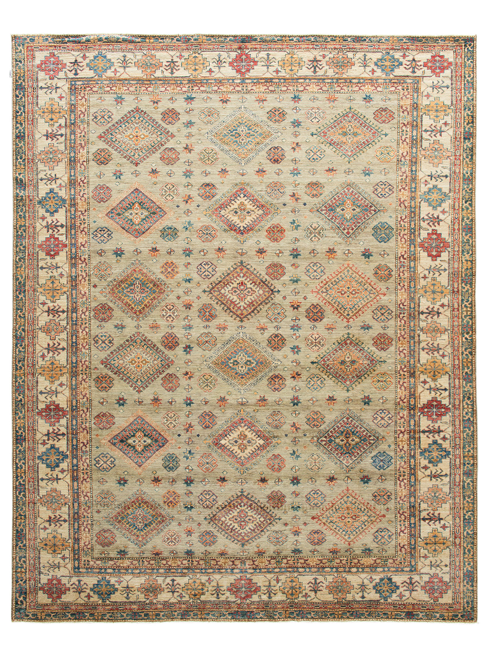 Kazak Ghazni ca. 248 x 311 cm, Unikat / Einzelstück