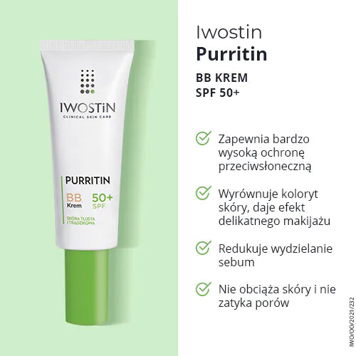 Iwostin Purritin BB Cream SPF 50+