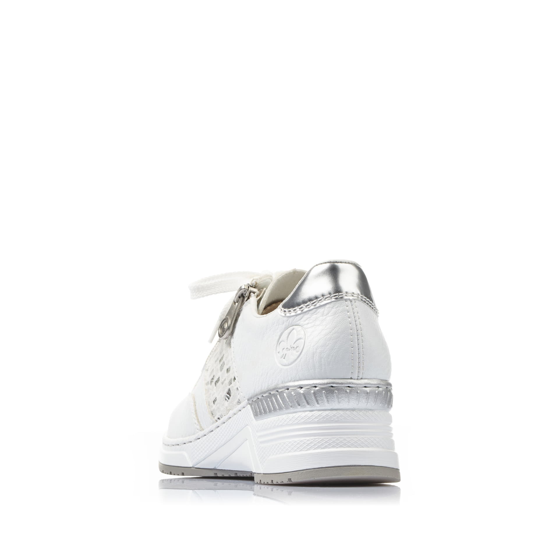 Rieker Damen Sneaker Low schwanenweiss