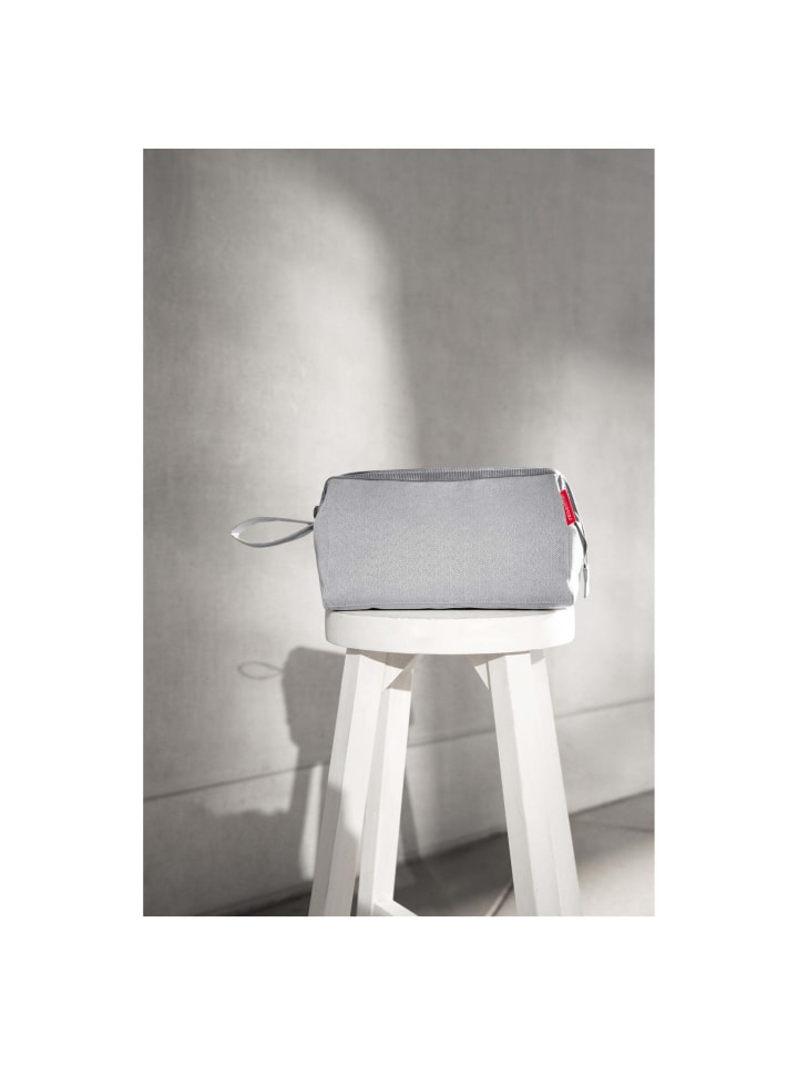 Reisenthel cosmetics travelcosmetic - Kulturbeutel 26 cm (leo nero) in herringbone grey günstig kaufen onesize