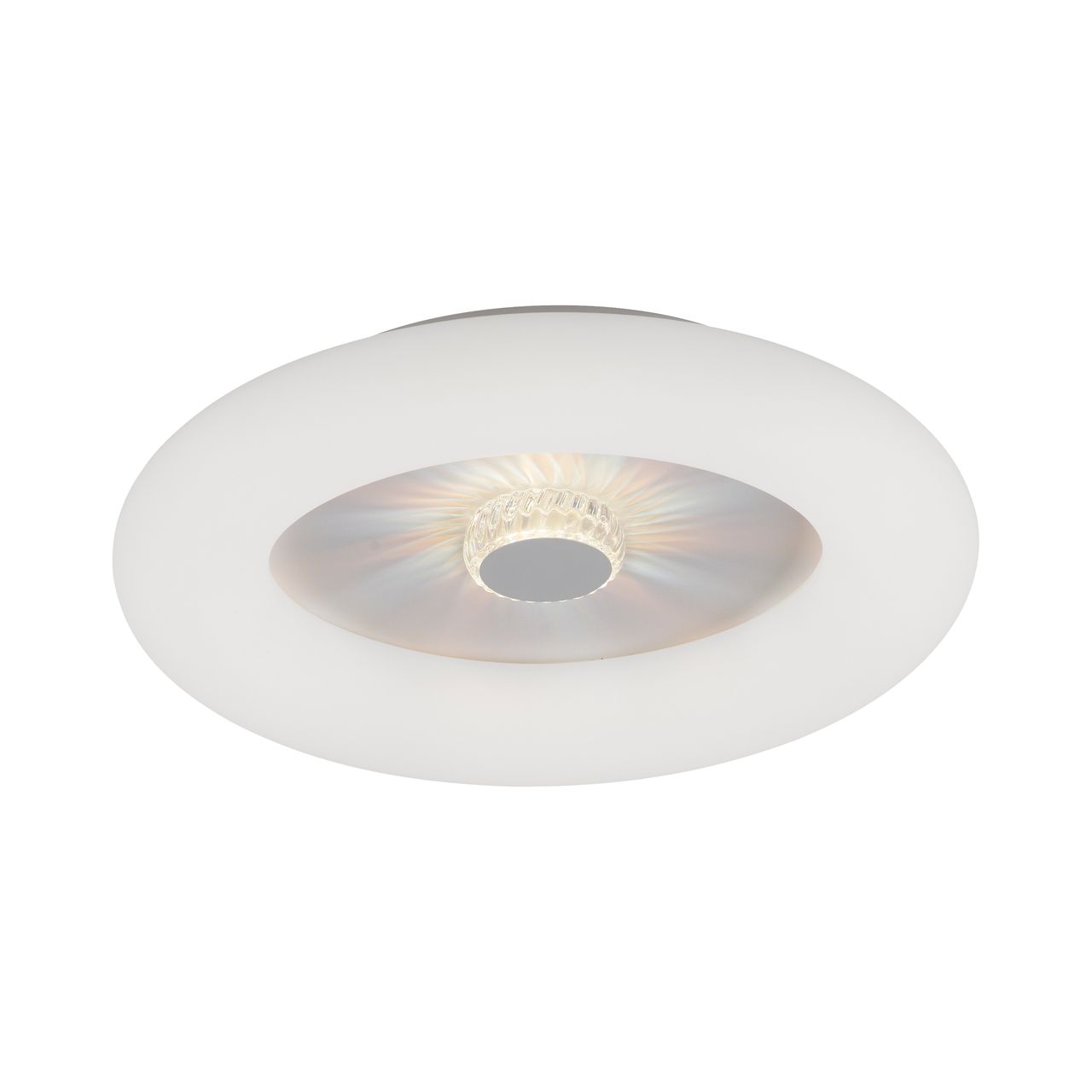 JUST LIGHT LeuchtenDirekt LED Deckenleuchte VERTIGO, CCT, dimmbar, Fernbedienung, Ø50 cm, IP20