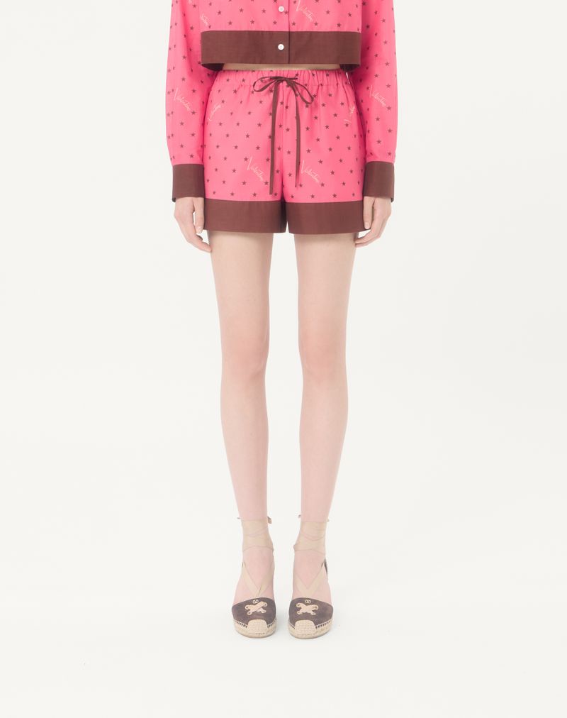 Stjernefarvede muslinshorts