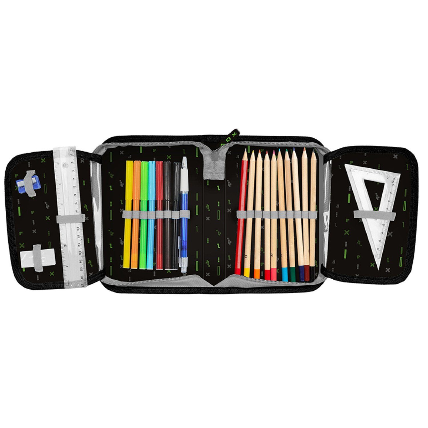 PASO Federtasche PP23GE-P001, Gaming Federtasche mit Zubehör