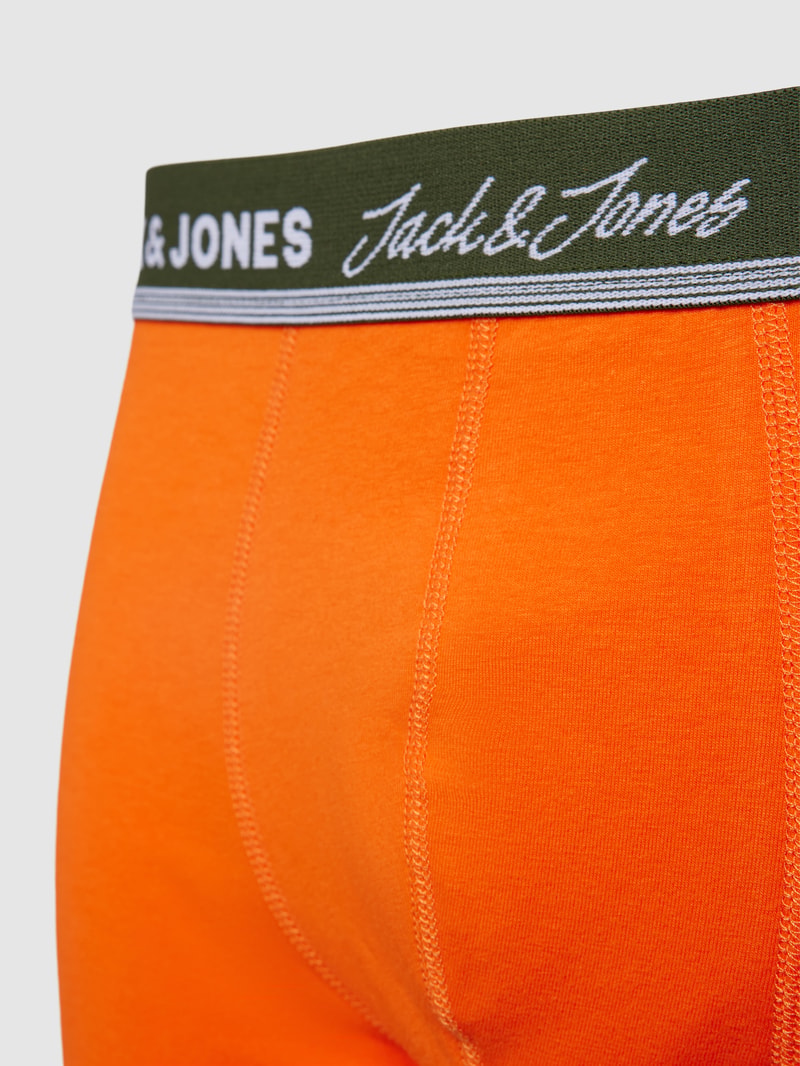 Trunks mit elastischem Logo-Bund im 5er-Pack Modell 'JACCONCORD' in orange