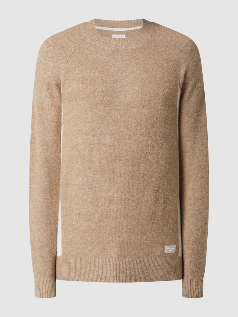 Pullover mit Raglanärmeln Modell 'Monroi' in beige