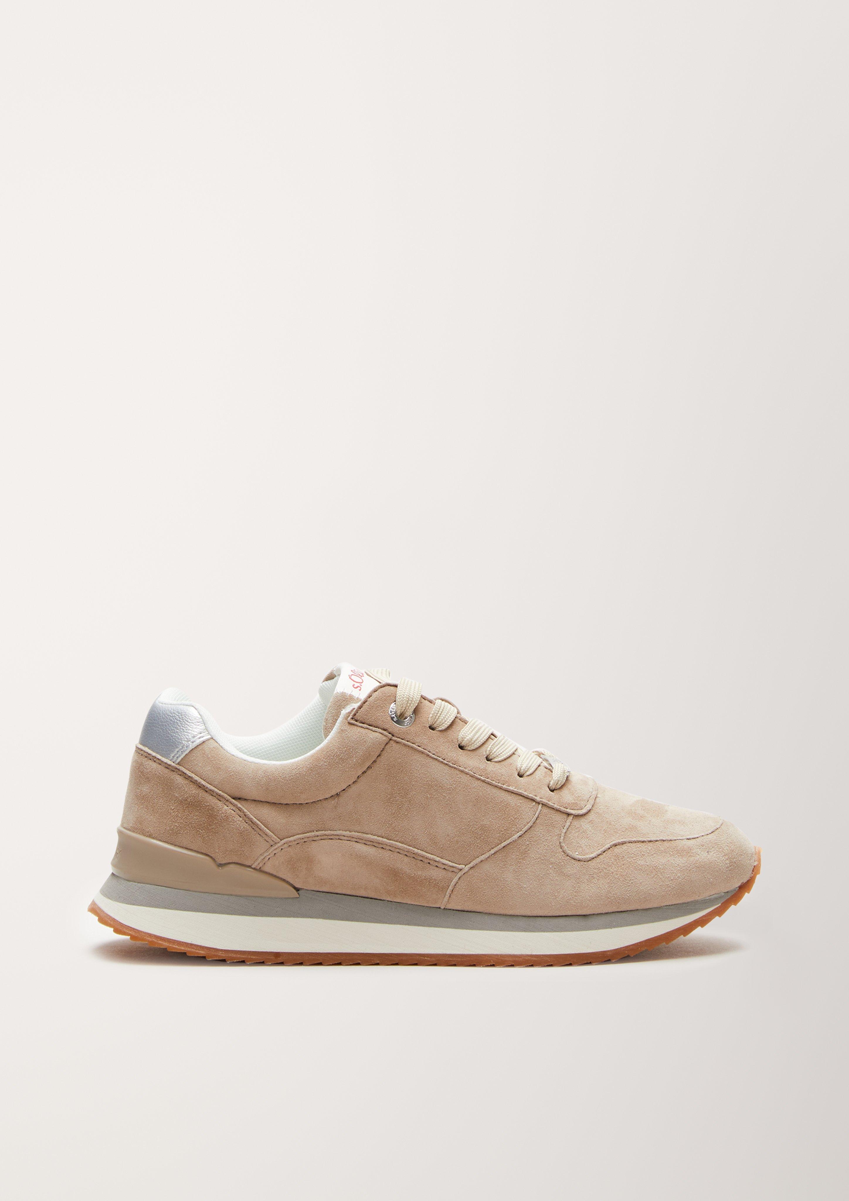 Fabric-Mix-Sneaker mit Leder  6005309-341