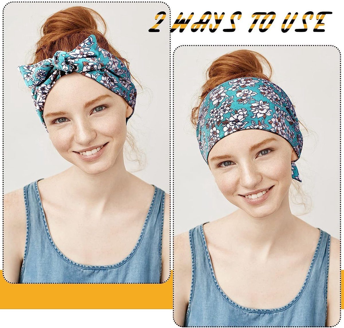 BOTC Haarband Haarspange Stirnband - Yoga Sport Haarband Mehrfarbig Haarreifen Damen, set, 6-tlg., 6 Stück Damen-Sport-Stirnbänder, Haarband Samt Wildleder- 6 Farben Mix