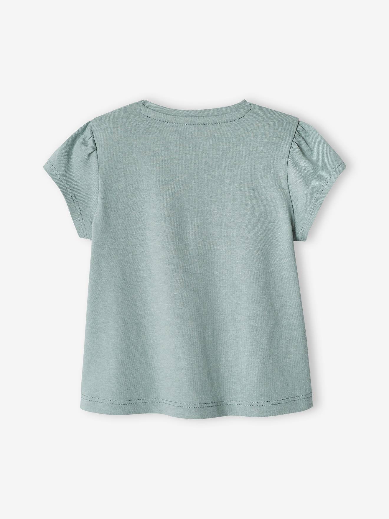 Lot de 2 T-shirts basics bébé manches courtes bleu grisé