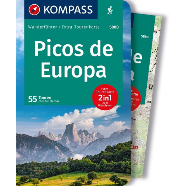 KOMPASS WANDERFÜHRER PICOS DE EUROPA, 55 TOUREN