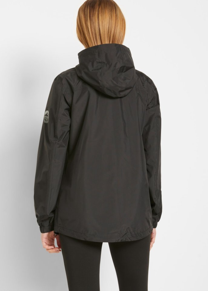 Ultraleichte Regenjacke mit integrierter Tasche zum Verstauen