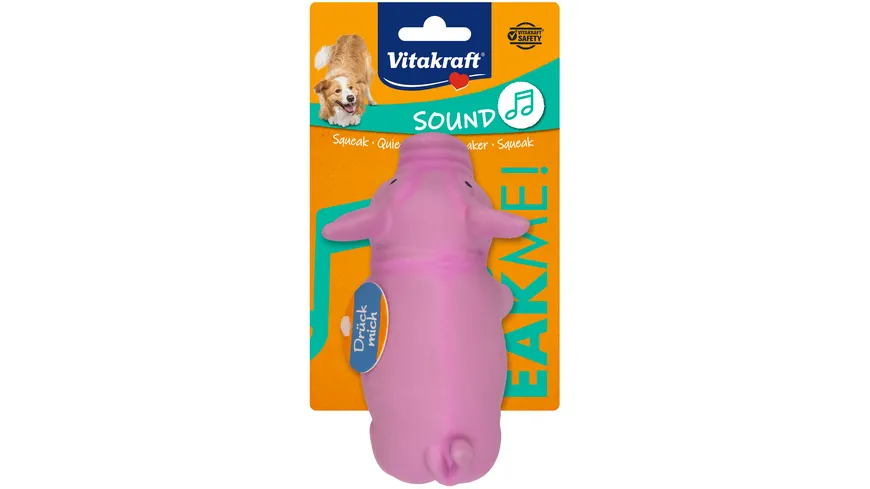Vitakraft Schwein mit Originalstimme, 17 cm