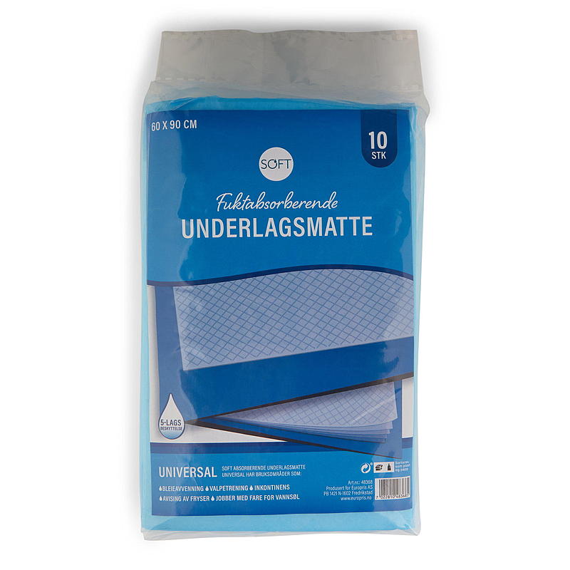 Effekt Underlagsmatte fuktabsorberende 10-pk