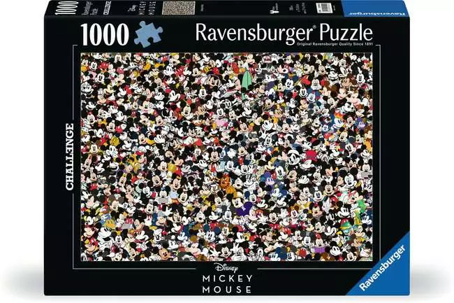 Puzzle 1000 Teile - Challenge Mickey