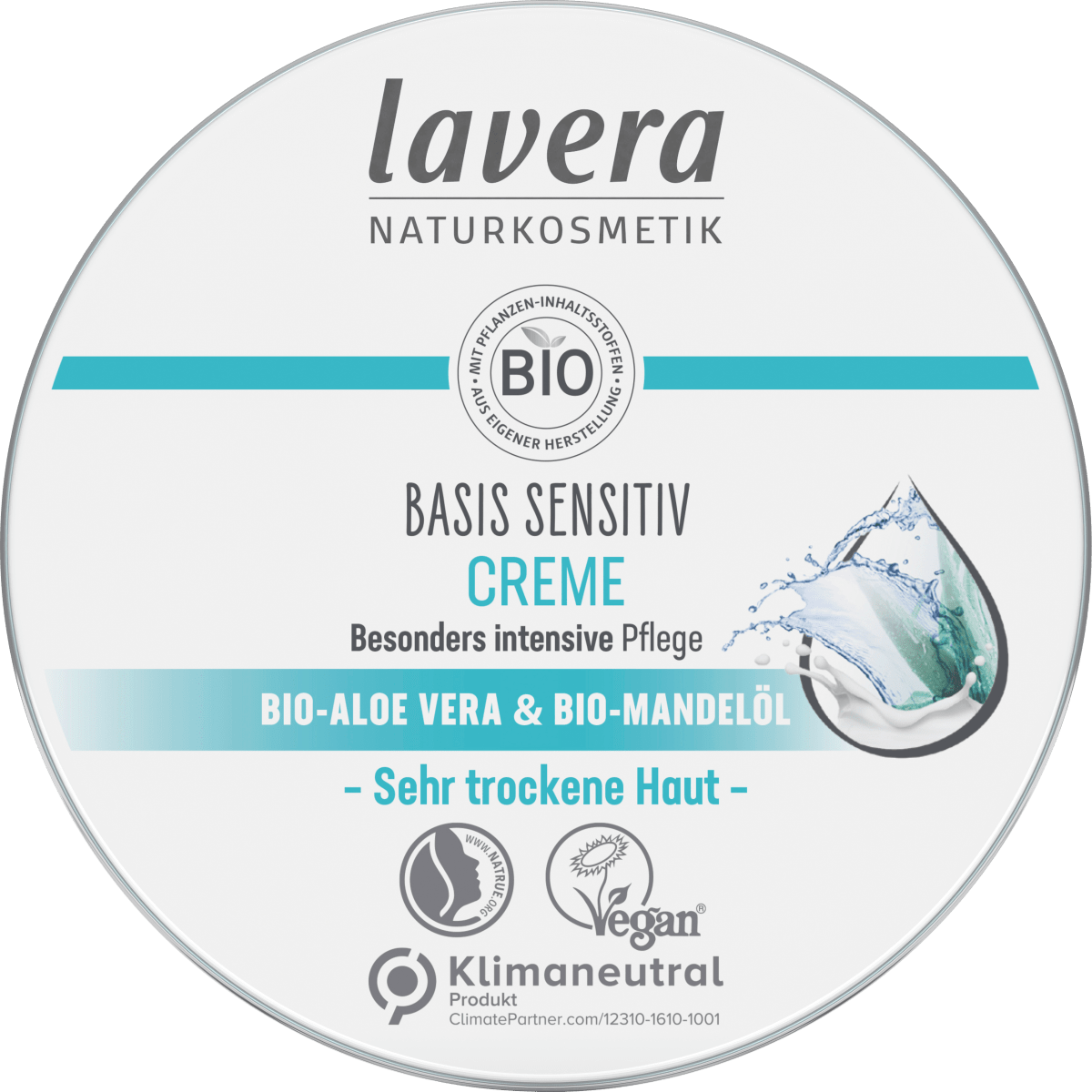 Gesichtscreme Basis Sensitiv in der Dose, 150 ml