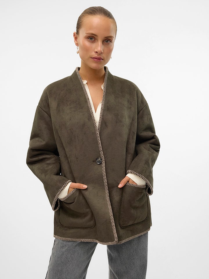 Vero Moda Übergangsjacke in Braun günstig kaufen