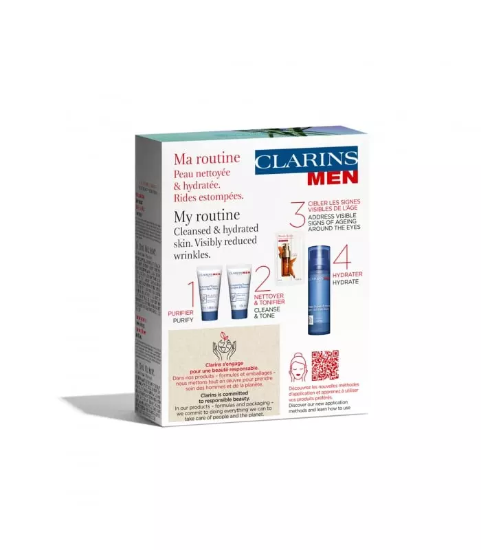 COFFRET CLARINS MEN Soin Homme Baume Super Hydratant