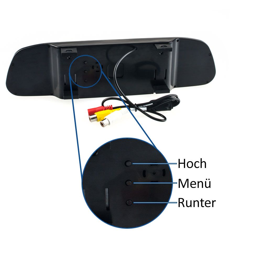 Maxxcount 4.3 Zoll Monitor Rückspiegel