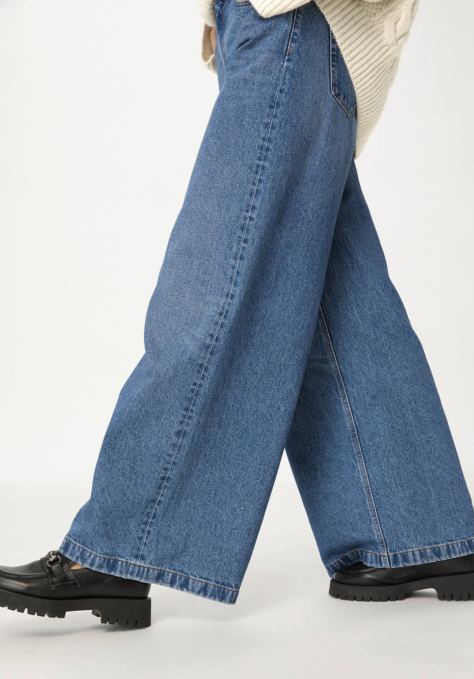 WUNDERKIND X HESSNATUR Jeans High Rise Flared aus reinem Bio-Denim