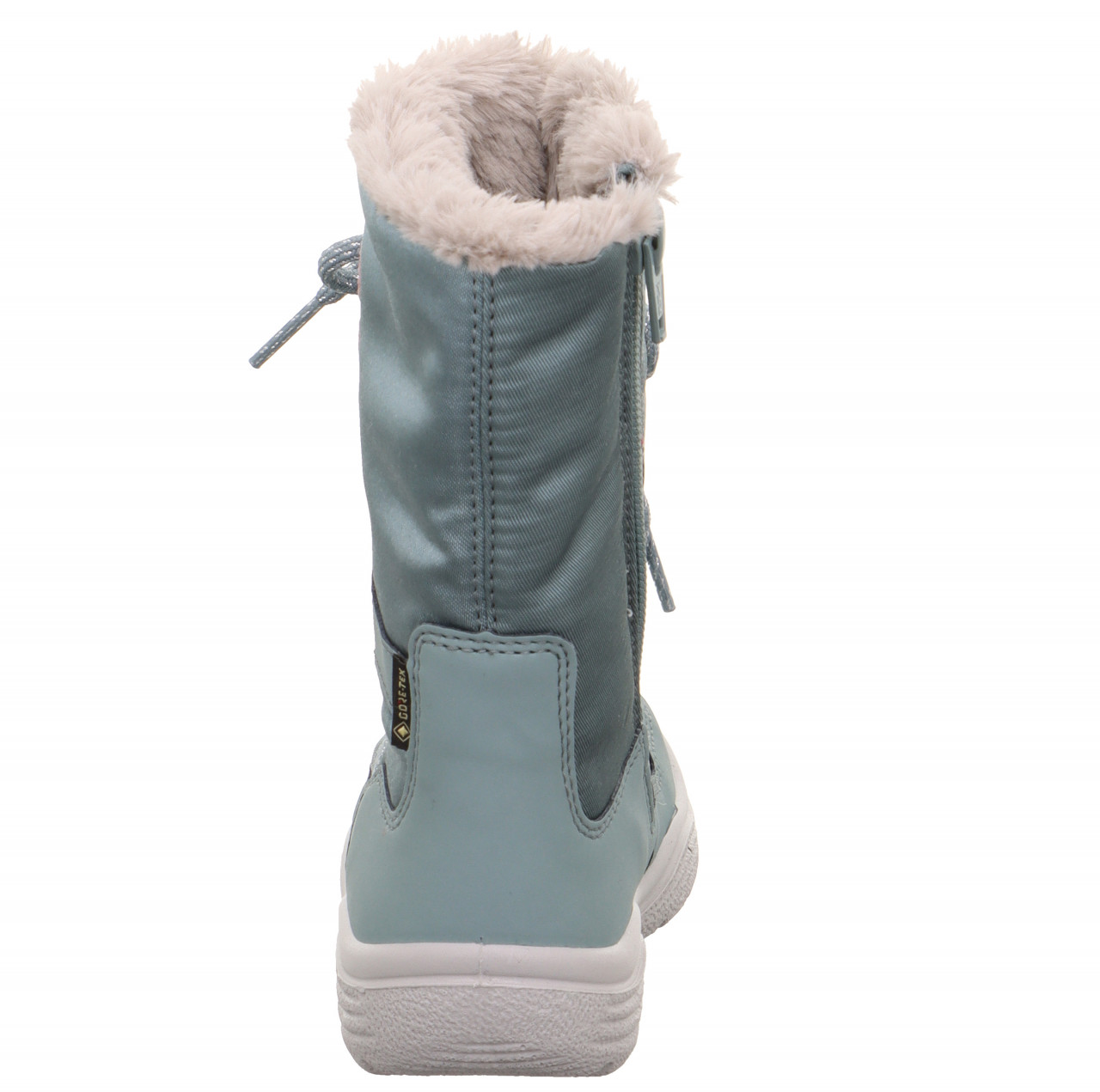 CRYSTAL - Hellgrün/Rosa Stiefel mit Reißverschluss