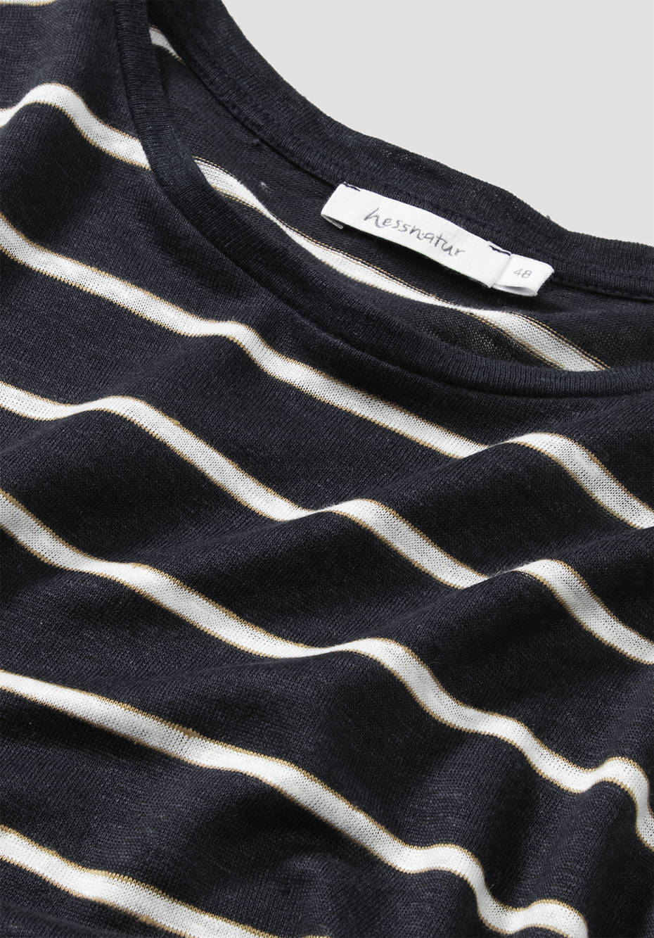 Streifen-Shirt aus reinem Leinen
