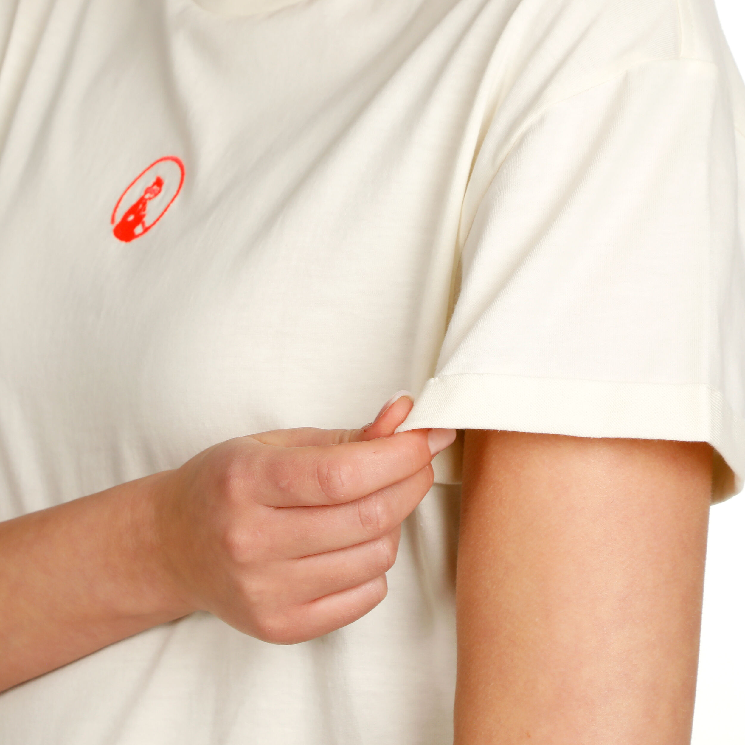 Crossroad Sketchy T-Shirt Damen - Weiß, Rot