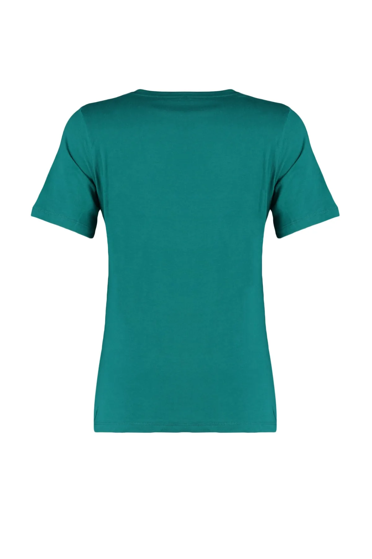 Trendyol Collection  Smaragdgrünes Basic-Strick-T-Shirt mit Rundhalsausschnitt aus 100 % Baumwolle TWOSS23TS00000
