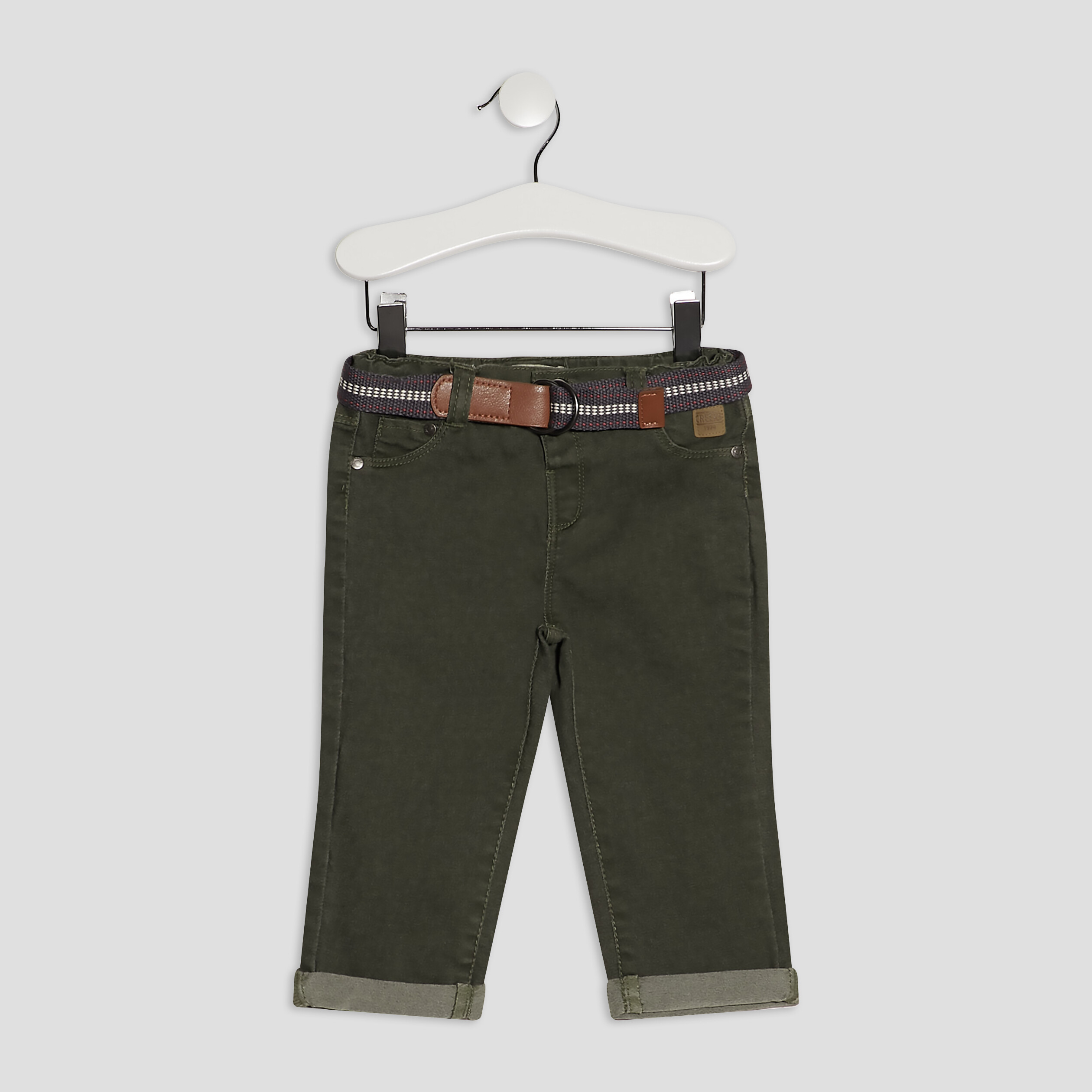 Pantalon Creeks vert bébé garçon | La Halle