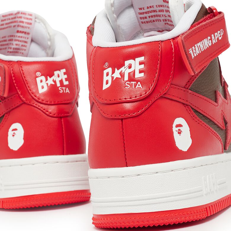 A Bathing Ape Wmns Bape Sta Mi #2 L red
