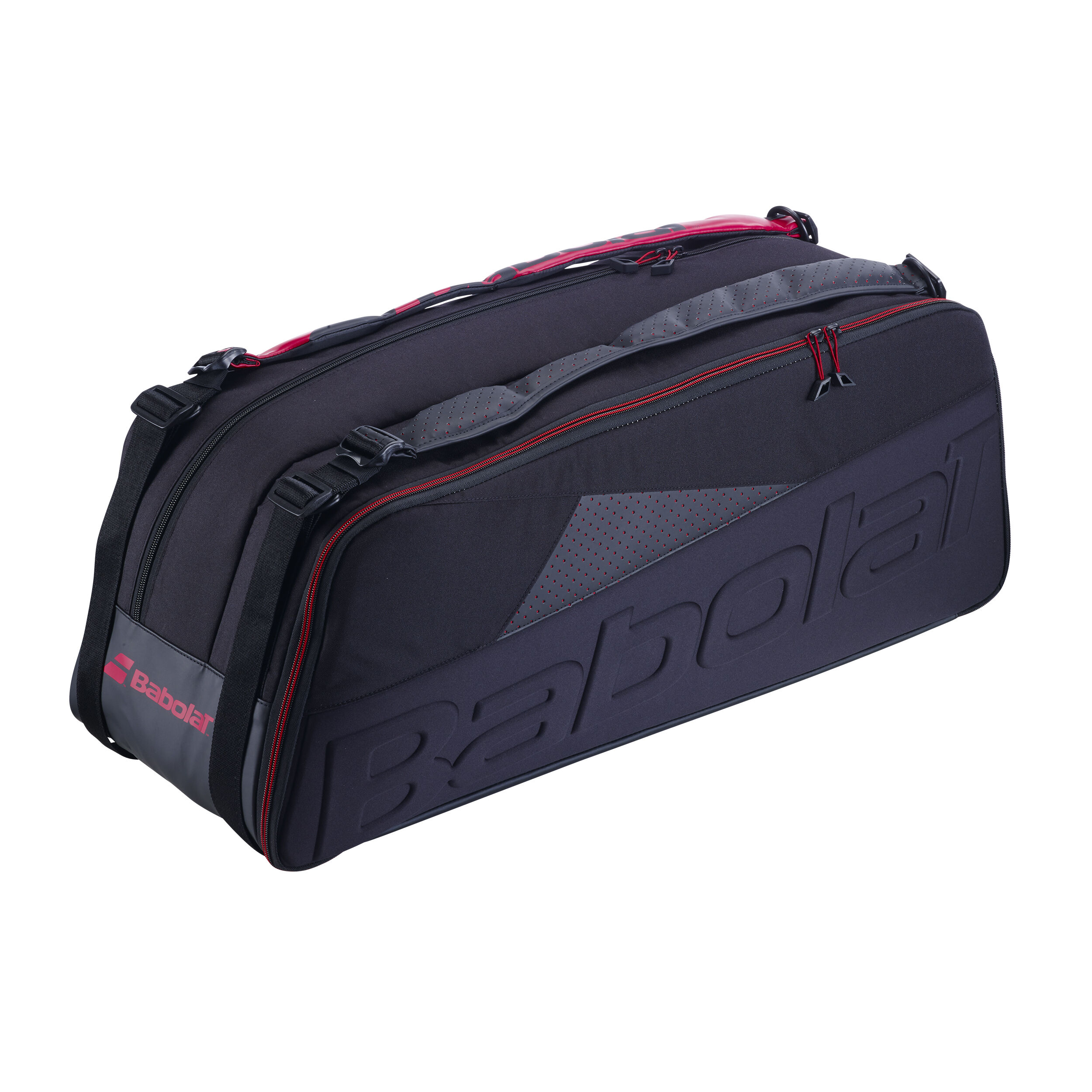 Cross Pro Schlägertasche 6er - Schwarz, Rot