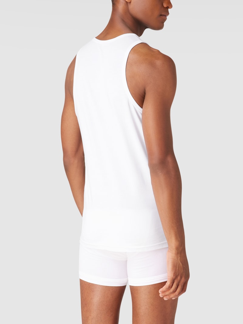 Tanktop mit Stretch-Anteil in weiß