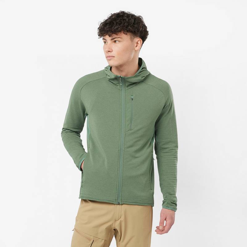 Salomon ESSENTIAL LIGHTWARM Fleecejacke Herren