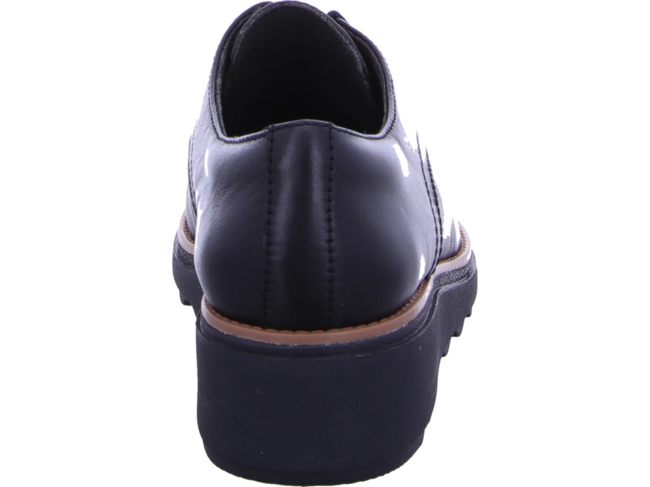 CLARKS Freizeit Schnürer schwarz SHARON RAE